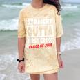Straight Outta First Grade Class Of 2018 Graduation Comfort Color Blast T-Shirt Citrine