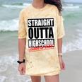 Straight Outta High School Class Of 2023 Graduation Comfort Color Blast T-Shirt Citrine