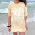 Straight Outta High School Graduation Class Of 2025 Grad Comfort Color Blast T-Shirt Citrine