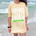 Straight Outta Junior High School Class Of 2022 Graduation Comfort Color Blast T-Shirt Citrine