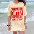 Straight Outta Preschool Graduation Class Of 2018 Comfort Color Blast T-Shirt Citrine