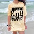 Straight Outta Sixth Grade Class Of 2019 Graduation Comfort Color Blast T-Shirt Citrine