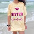 Super Proud Sister Of 2025 Graduate Senior Graduation Family Premium Tri-Blend Comfort Color Blast T-Shirt Citrine