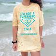 Superhero RN Nurse Shirt Graduation Comfort Color Blast T-Shirt Citrine