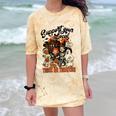 Support Your Local Trick Or Treaters Retro Spooky Nostalgia Comfort Color Blast T-Shirt Citrine