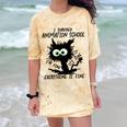 I Survived Animation School Graduation 2026 Comfort Color Blast T-Shirt Citrine