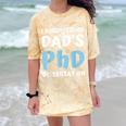 i Survived My Dad's Phd Dissertation College Graduation 2021 Comfort Color Blast T-Shirt Citrine