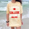 I Survived My Daughter's College Degree College Graduation Comfort Color Blast T-Shirt Citrine