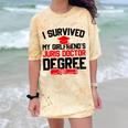 I Survived My Girlfriend's Juris Doctor Degree Graduation Comfort Color Blast T-Shirt Citrine