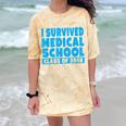 I Survived Medical School Class Of 2018 Graduation Comfort Color Blast T-Shirt Citrine