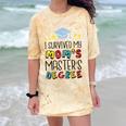 I Survived My Mom's Master's Degree Master Graduation Comfort Color Blast T-Shirt Citrine
