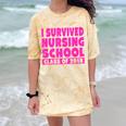 I Survived Nursing School Class Of 2018 Graduation Shirt Comfort Color Blast T-Shirt Citrine