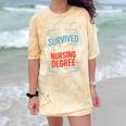 I Survived My Sister'S Nursing Degree Sis Nurse Graduation Comfort Color Blast T-Shirt Citrine