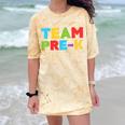 Team Pre-K Shirt Teacher Boy Girl Back To School Graduation Comfort Color Blast T-Shirt Citrine