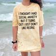 I Thought I Had Social Anxiety Introvert Slogan Comfort Color Blast T-Shirt Citrine I Thought I Had Social Anxiety Introvert Slogan Comfort Color Blast T-Shirt Citrine