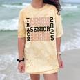 Track Senior Night Track Senior 2025 Graduation 60 Comfort Color Blast T-Shirt Citrine