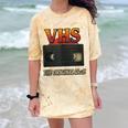 VHS Tape Nostalgia Old School Technology Humor Comfort Color Blast T-Shirt Citrine