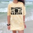 Volleyball Senior Night Volleyball Senior 2025 Graduation 28 Comfort Color Blast T-Shirt Citrine