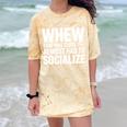 Whew Almost Had To Socialize Introvert Comfort Color Blast T-Shirt Citrine
