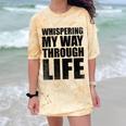 Whispering My Way Through Life Sayings For Introverts Comfort Color Blast T-Shirt Citrine Whispering My Way Through Life Sayings For Introverts Comfort Color Blast T-Shirt Citrine