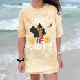 My Wife Did It Graduation Congratulation Graduate You Did It Comfort Color Blast T-Shirt Citrine