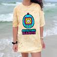 Women's Adulting Is A Myth Retro Pixel Pet Nostalgia Millennials Comfort Color Blast T-Shirt Citrine