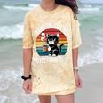 Women's Hang On Let Me Overthink Cat Coffee Retro Introvert Comfort Color Blast T-Shirt Citrine Women's Hang On Let Me Overthink Cat Coffee Retro Introvert Comfort Color Blast T-Shirt Citrine