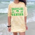 Wrestling Senior Night Wrestling Senior 2025 Graduation 32 Comfort Color Blast T-Shirt Citrine