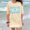 Wrestling Senior Night Wrestling Senior 2025 Graduation 38 Comfort Color Blast T-Shirt Citrine