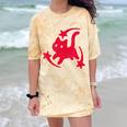 Yk2 Grunge Scary Cat With Shooting Stars 90s Nostalgia Comfort Color Blast T-Shirt Citrine
