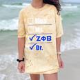 Zeta Phi Beta Doctor Graduation Zeta Phi Beta HBCU Doctor Comfort Color Blast T-Shirt Citrine