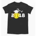 2018 Softball Senior Graduation Shirt For Girls Grad Unisex T-Shirt