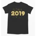 2019 Gold Confetti GraduationShirt High School College Unisex T-Shirt