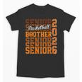 2026 Basketball Senior Brother Graduation Matching Family Unisex T-Shirt
