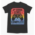 2nd Grade Level Complete Graduation Student Video Gamer Unisex T-Shirt