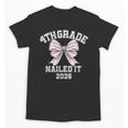 4th Grade Bow 2026 Fourth Grade Graduation Unisex T-Shirt