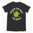 4th Grade Graduation Promotion Peace I'm Out Last Day Unisex T-Shirt