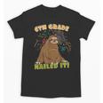 6th Grade Graduation Sloth Nailed It Class Of 2025 Unisex T-Shirt