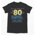 80s Nostalgia Retro Humor So Glad I Grew Up In The 80s Unisex T-Shirt 80s Nostalgia Retro Humor So Glad I Grew Up In The 80s Unisex T-Shirt