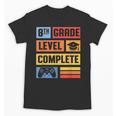 8th Grade Graduation Shirt 2024 Gamer Level Eighth Birthday Unisex T-Shirt