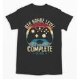 8th Grade Level Complete Gamer Class Of 2025 Graduation Boy Unisex T-Shirt