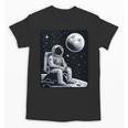 Aesthetic Spaceman Astronaut On The Moon Space Introvert Unisex T-Shirt Aesthetic Spaceman Astronaut On The Moon Space Introvert Unisex T-Shirt