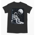 Aesthetic Spaceman Astronaut On The Moon Space Introvert Unisex T-Shirt