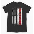 American Flag Loner Geeks Antisocial For Introvert Pride Unisex T-Shirt