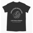 Analogue Nostalgia Letter & Stamp Graphic Unisex T-Shirt
