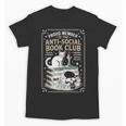 Anti-Social Book-Club Cat Graphic Unisex T-Shirt