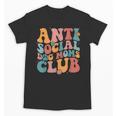 Anti Social Dog Moms Club Introvert Dog Mom Retro Men Women Unisex T-Shirt