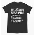 Anti Valentines Day Nursing School Nurse Graduation Shirt Unisex T-Shirt