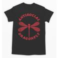 Antisocial Dragonfly Introvert Humor Nature Insect Graphic Unisex T-Shirt Antisocial Dragonfly Introvert Humor Nature Insect Graphic Unisex T-Shirt