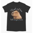 Antisocial Introvert Capybara Sarcastic Humor Unisex T-Shirt Antisocial Introvert Capybara Sarcastic Humor Unisex T-Shirt
